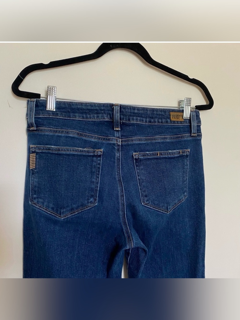 ✨🌿 Paige Brigitte Boyfriend Jeans 29 Merley Destructed Denim - Picture 7 of 8